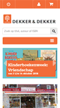 Mobile Screenshot of boekhandeldekker.nl